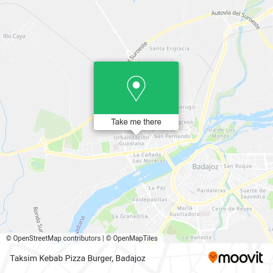 Taksim Kebab Pizza Burger map