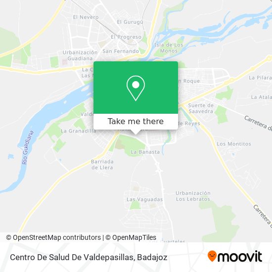 Centro De Salud De Valdepasillas map