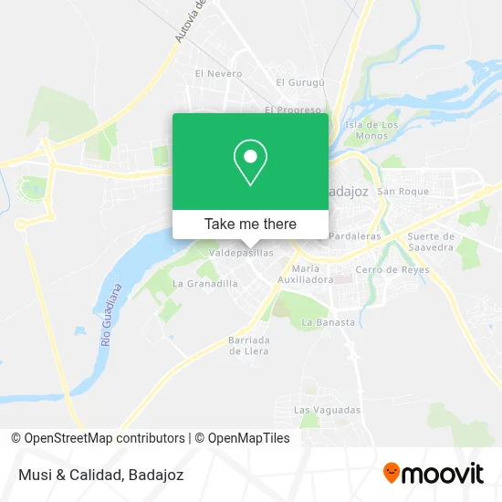 Musi & Calidad map