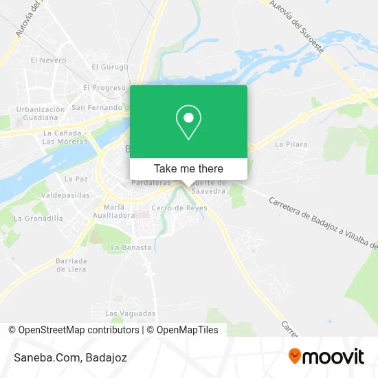 Saneba.Com map
