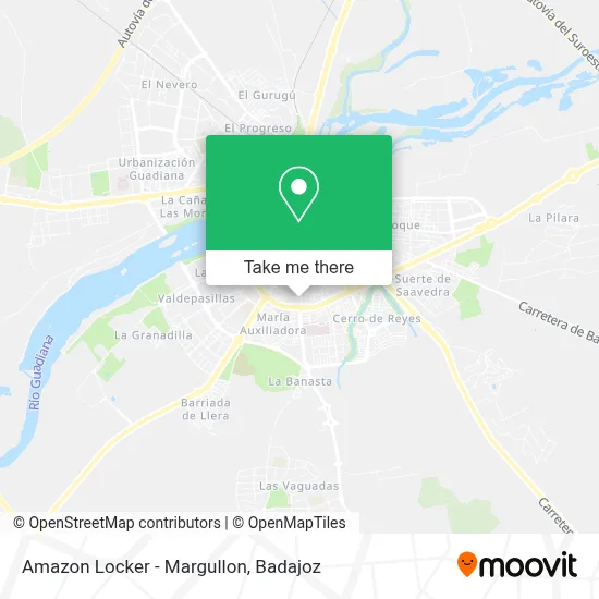 Amazon Locker - Margullon map