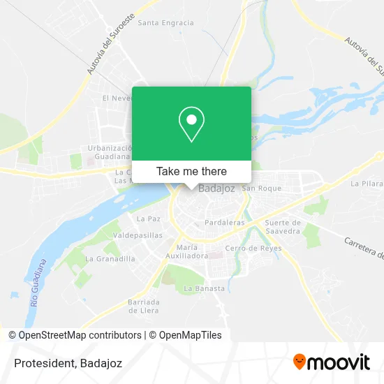 Protesident map