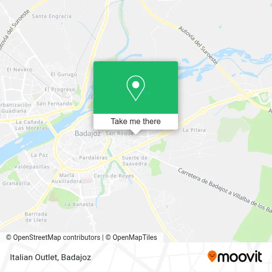 Italian Outlet map