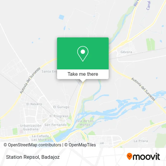 Station Repsol map