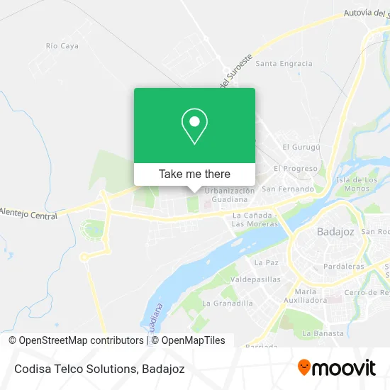 Codisa Telco Solutions map