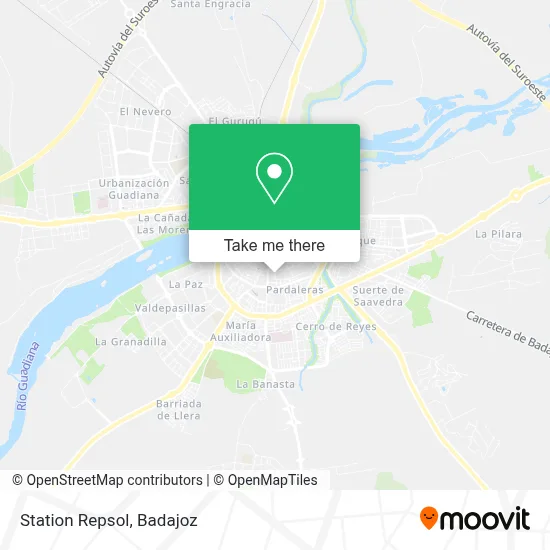 Station Repsol map