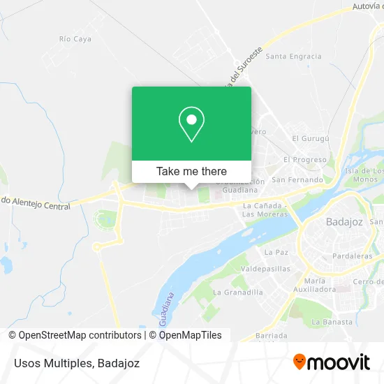 Usos Multiples map