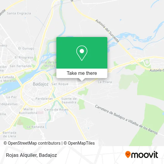 Rojas Alquiler map