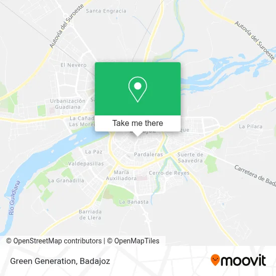 Green Generation map