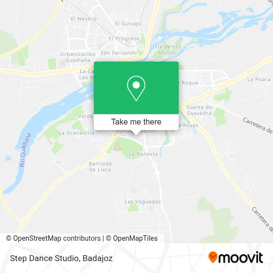 Step Dance Studio map
