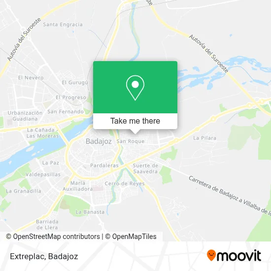 Extreplac map