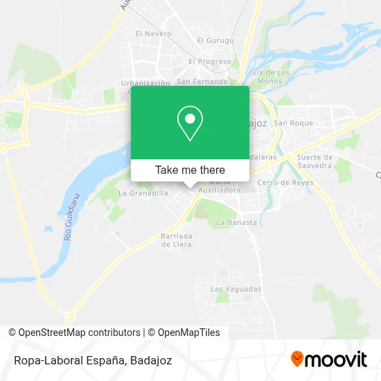 Ropa-Laboral España map