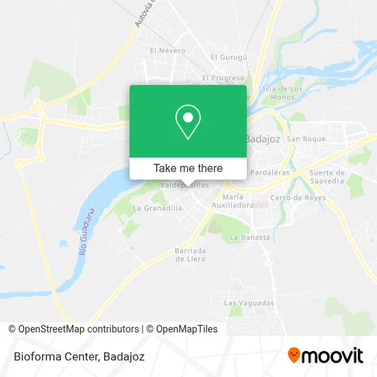 Bioforma Center map