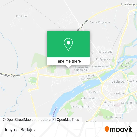 Incyma map