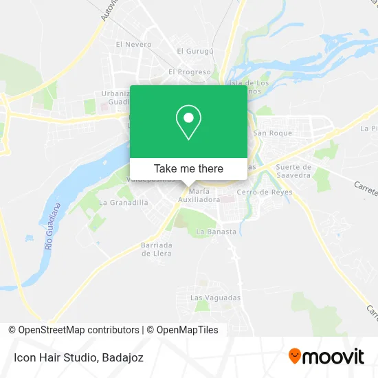 Icon Hair Studio map