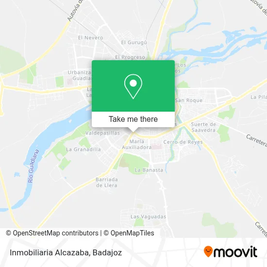 Inmobiliaria Alcazaba map