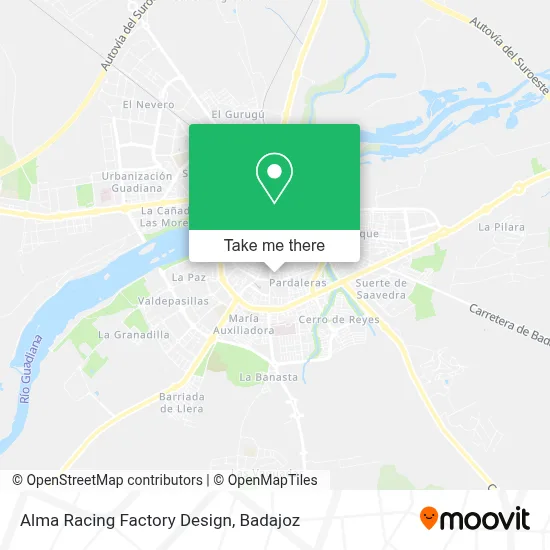 Alma Racing Factory Design map