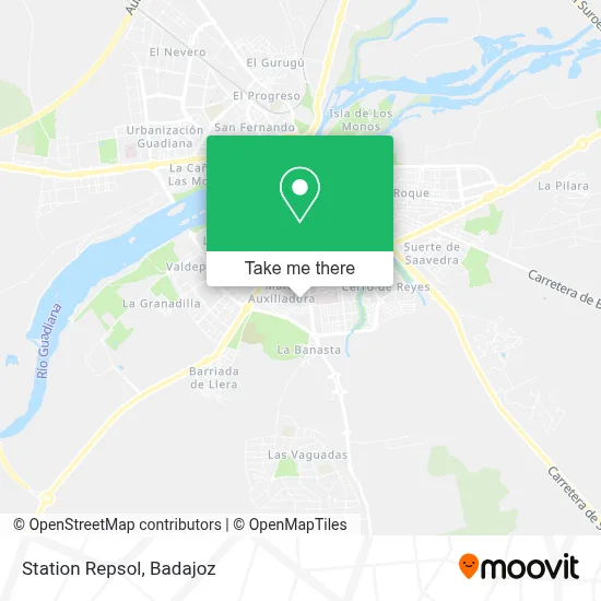 Station Repsol map