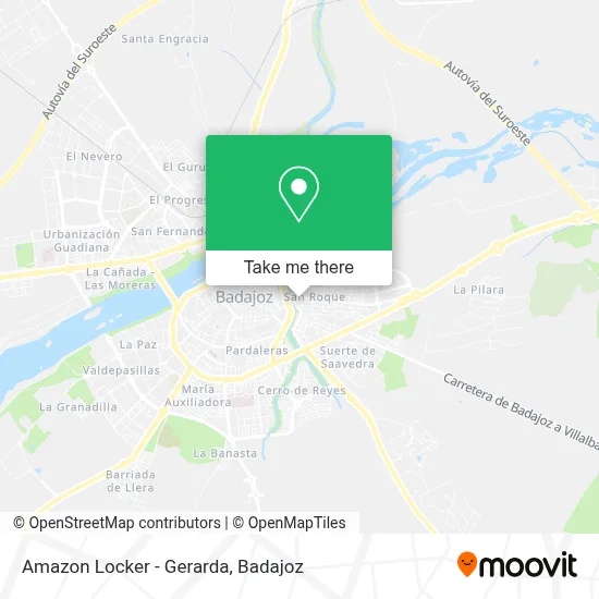 Amazon Locker - Gerarda map