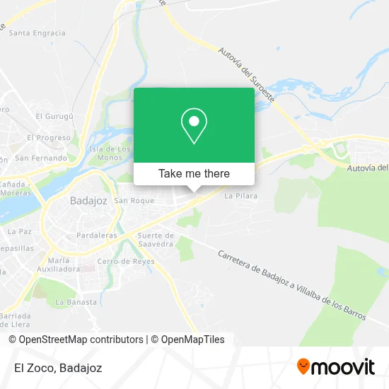 El Zoco map