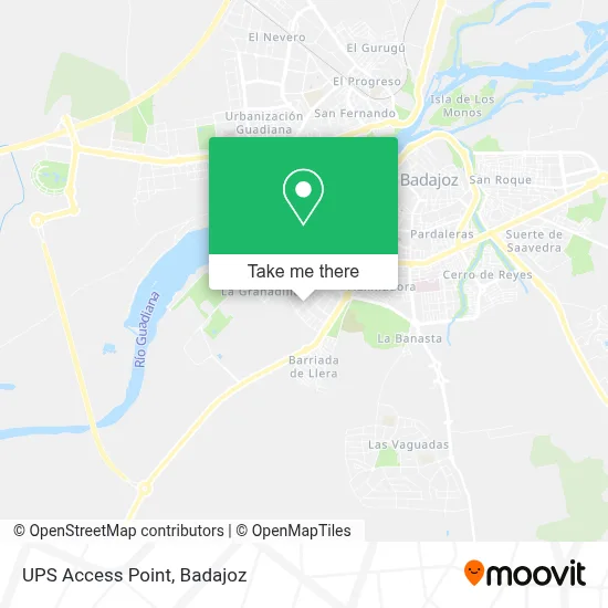 Ups Access Point map