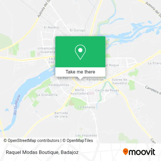 Raquel Modas Boutique map