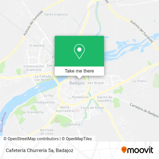 Cafetería Churrería 5a map