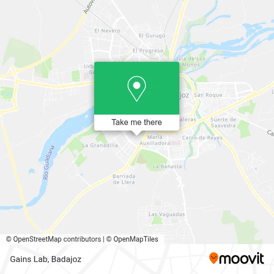 Gains Lab map
