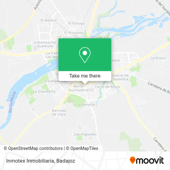 Inmotex Inmobiliaria map