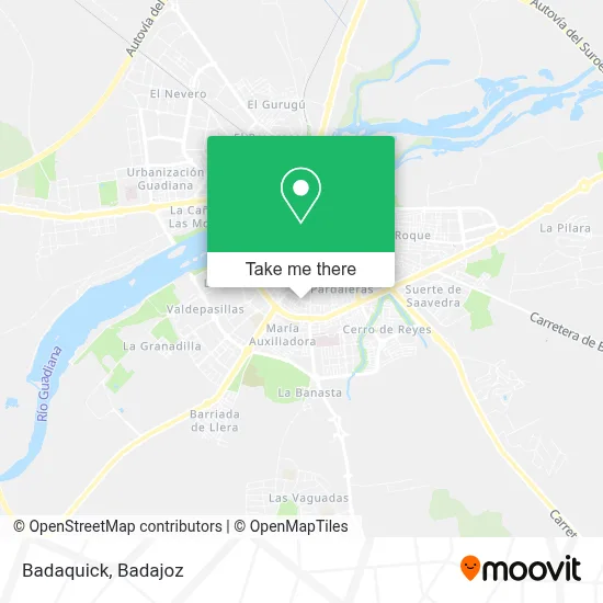 Badaquick map