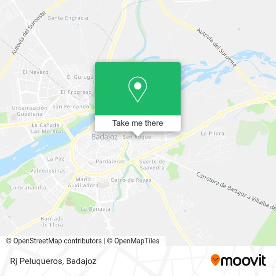 Rj Peluqueros map
