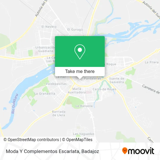 Moda Y Complementos Escarlata map