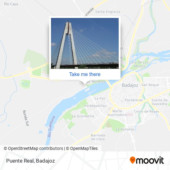 Puente Real map