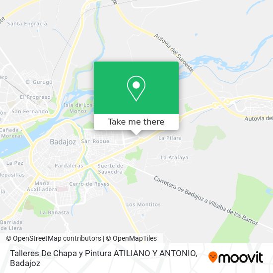 Talleres De Chapa y Pintura ATILIANO Y ANTONIO map