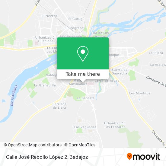 Calle José Rebollo López 2 map