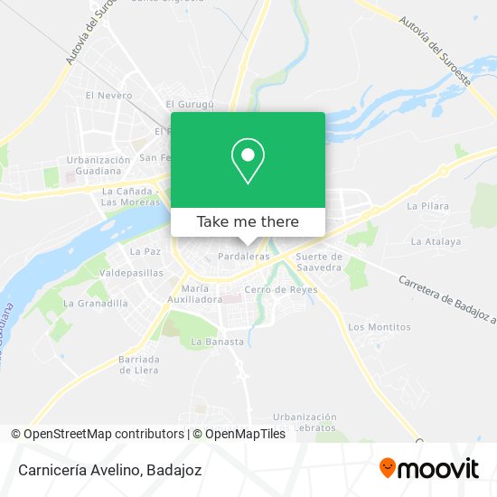 Carnicería Avelino map