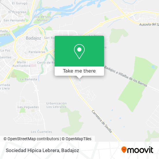Sociedad Hipica Lebrera map