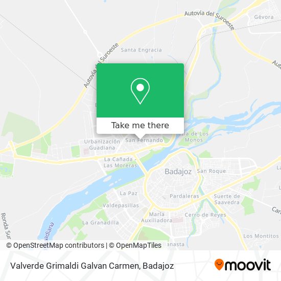 Valverde Grimaldi Galvan Carmen map