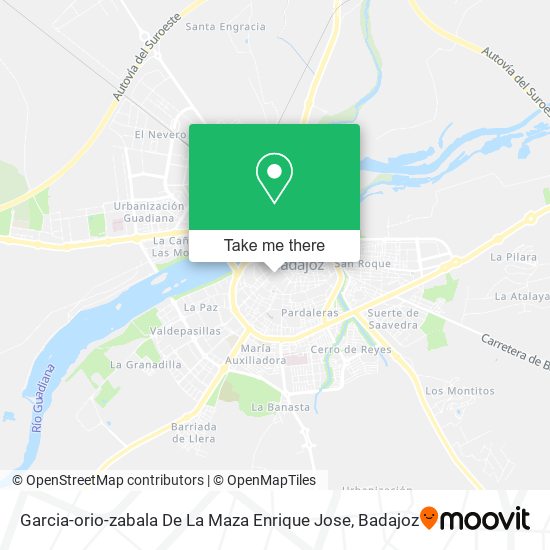 Garcia-orio-zabala De La Maza Enrique Jose map