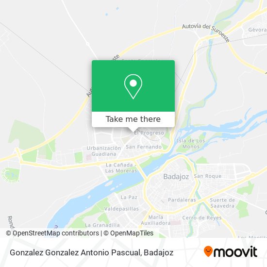 Gonzalez Gonzalez Antonio Pascual map