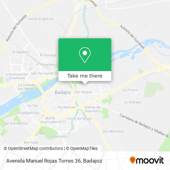 Avenida Manuel Rojas Torres 36 map