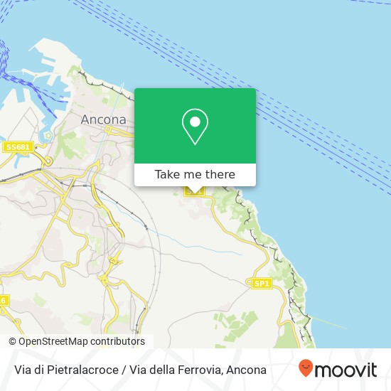 Via di Pietralacroce / Via della Ferrovia map