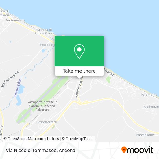 Via Niccolò Tommaseo map