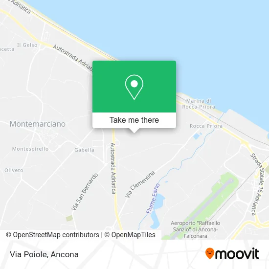 Via Poiole map