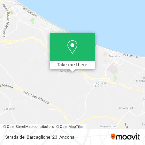 Strada del Barcaglione, 23 map