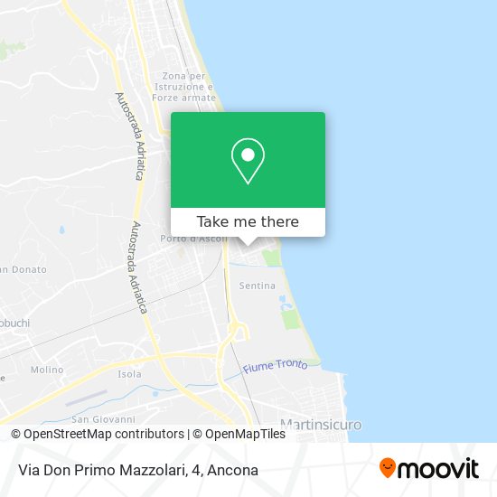 Via Don Primo Mazzolari, 4 map