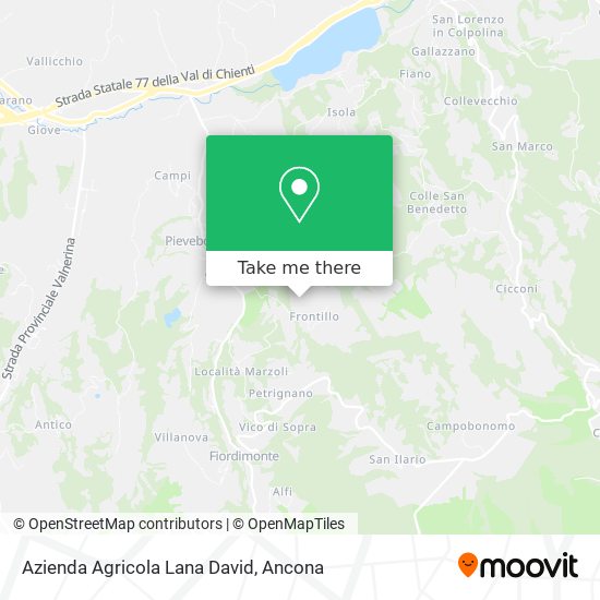 Azienda Agricola Lana David map
