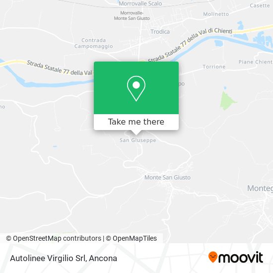 Autolinee Virgilio Srl map