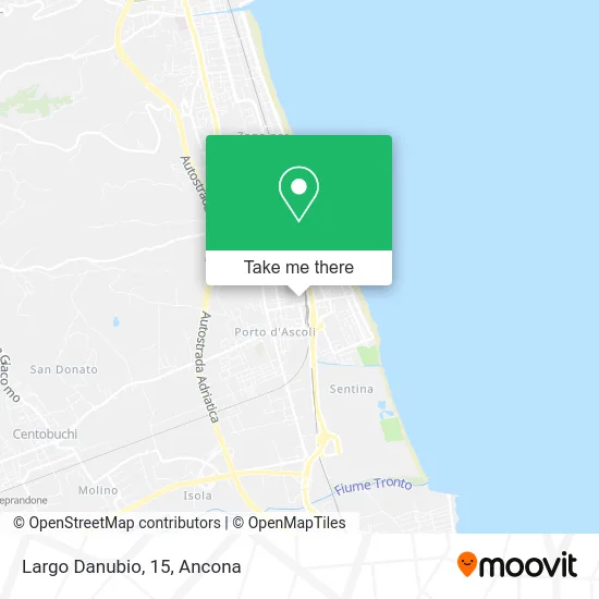 Largo Danubio, 15 map