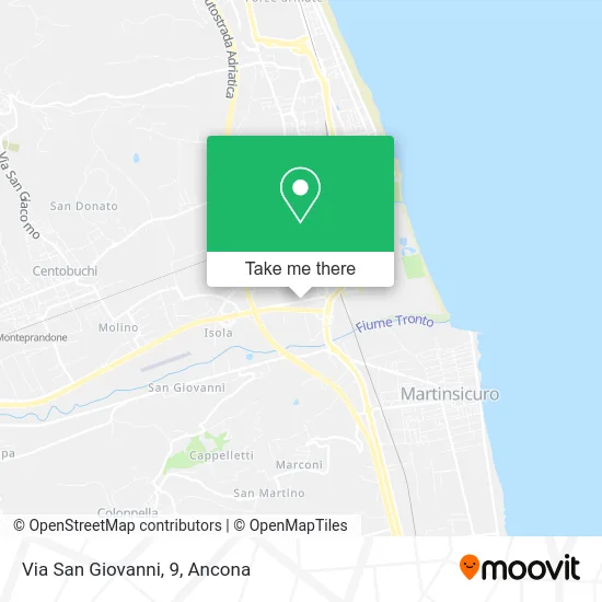 Via San Giovanni, 9 map